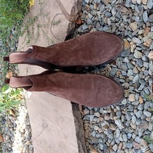 Unützer handmade in Venice brown/chocolate ankle boots size 40 wingtip dressy bo